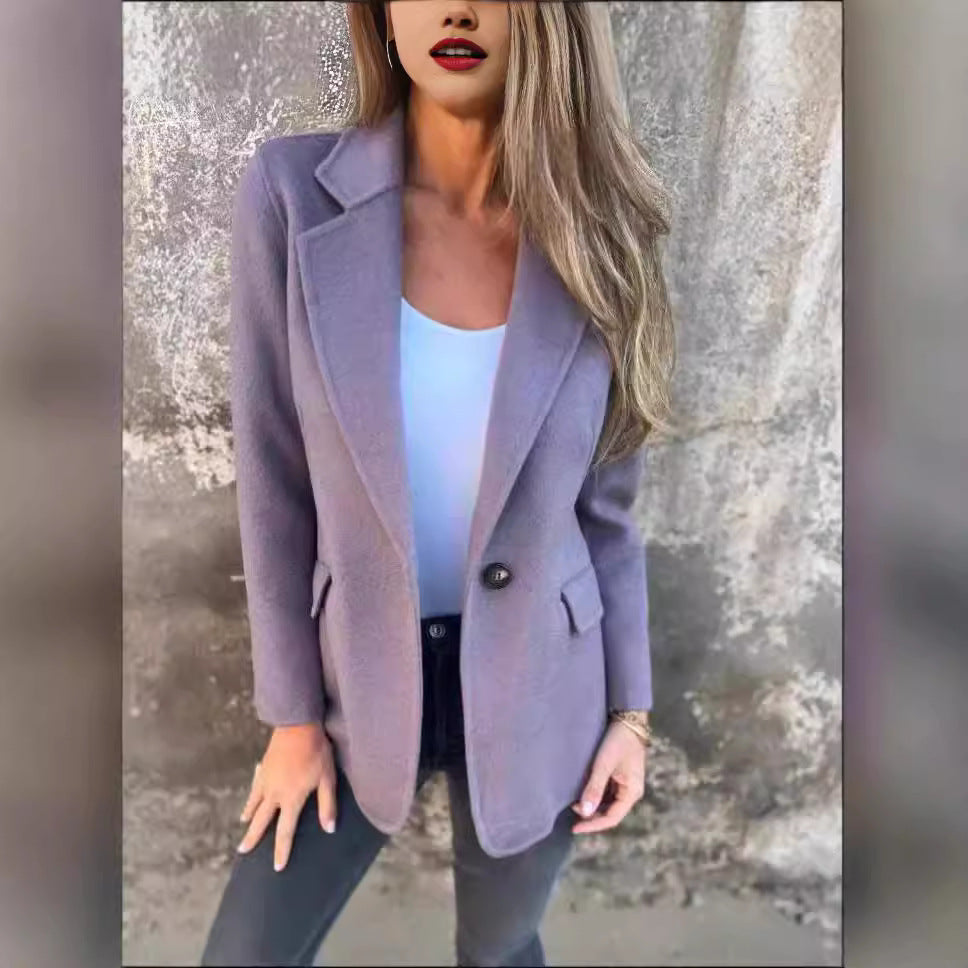 Elegant Textured Soft Blazer