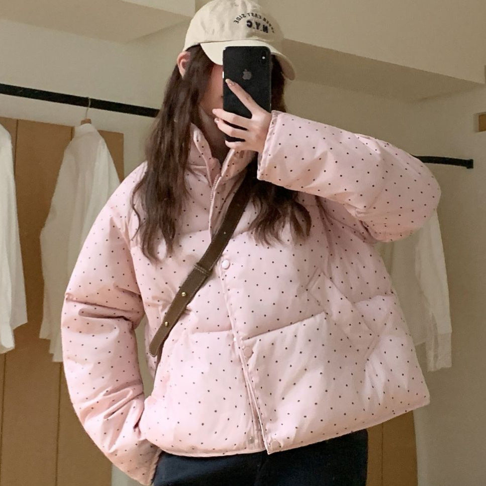 Elegant and Modern Quilted Jacket with High Pockets