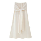 Women's Sleeveless Top with Elegant Ruffle Detail