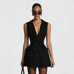Women's Double-Breasted Blazer Dress