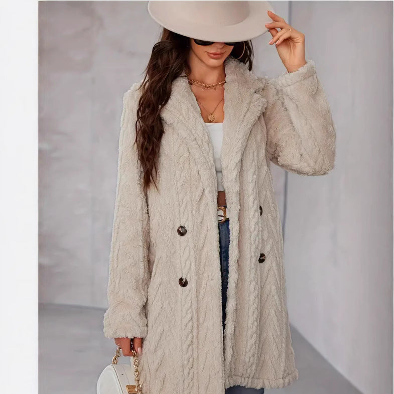 Women's Cozy Plush Coat