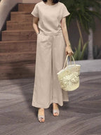 Women's Casual Wide-Cut Two-Piece Set