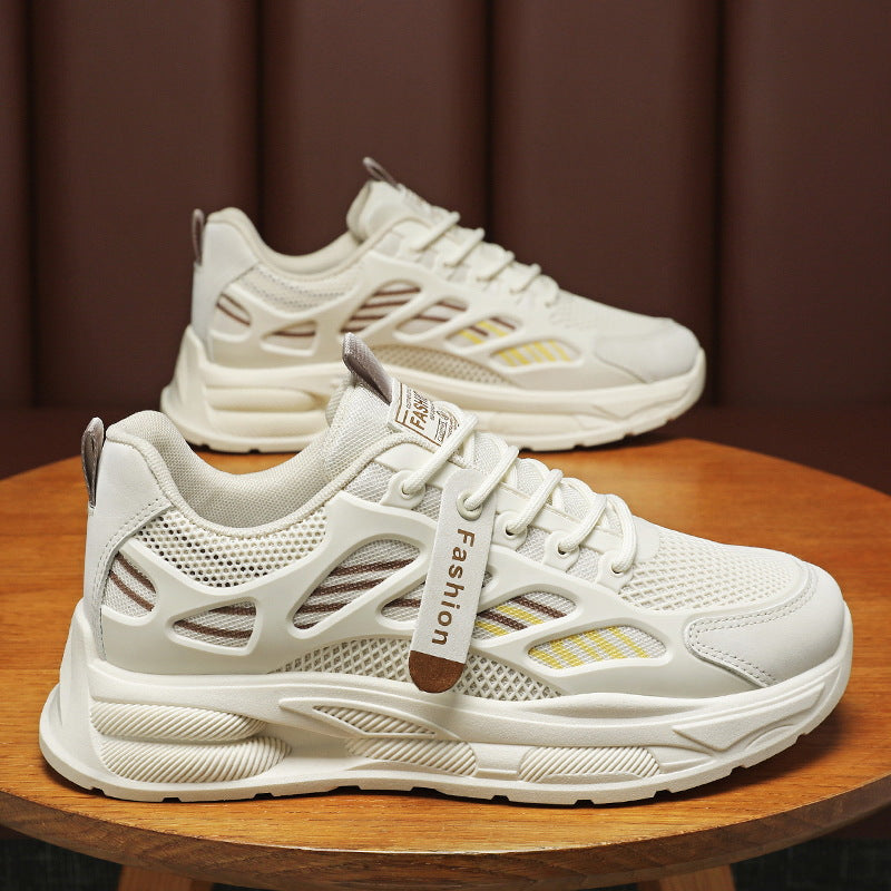 Women's Breathable Running Sneakers with Cushioned Sole and Modern Accents