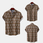 Women's Short-Sleeve Botanical Print Shirt