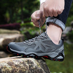Women's Breathable Hiking Sneakers with Non-Slip Sole and Stable Support