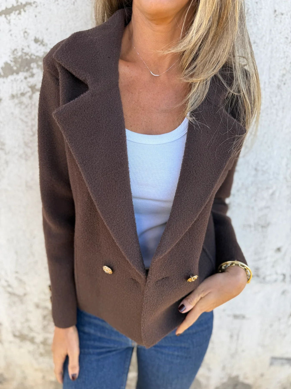 Women's Elegant Double-Breasted Blazer