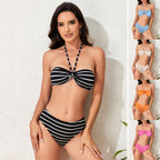 Women's Bandeau Bikini with Sophisticated Knot