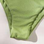 Women's Bandeau Bikini with Double Straps and Ties