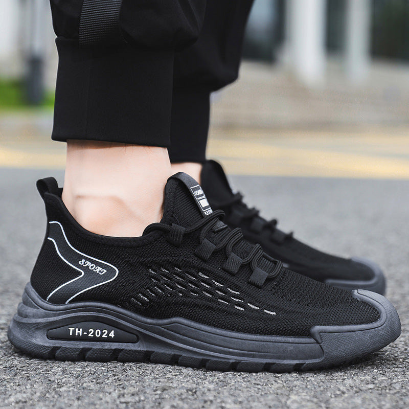 Women's Breathable Sports Sneakers with Flexible Mesh Upper and Non-Slip Sole