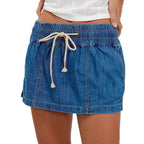 Women's Casual Suit with Elastic Waist and Pockets