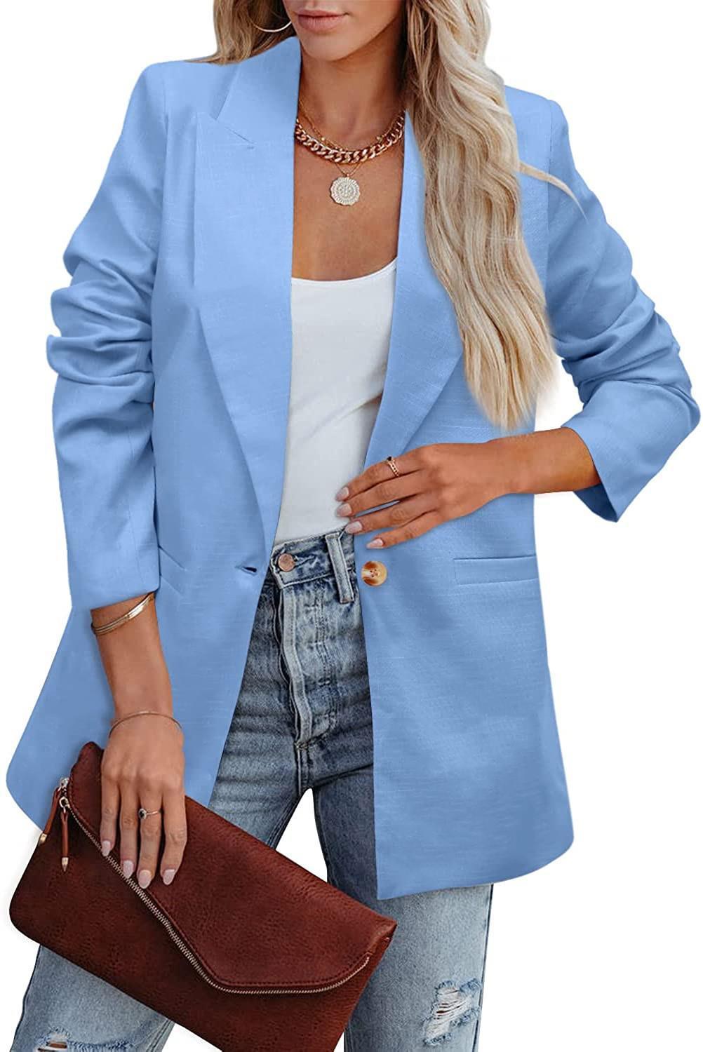 Elegant Casual Blazer with Two Pockets