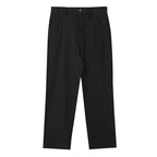 Elegant Loose-Fit Trousers with Fine Pleats