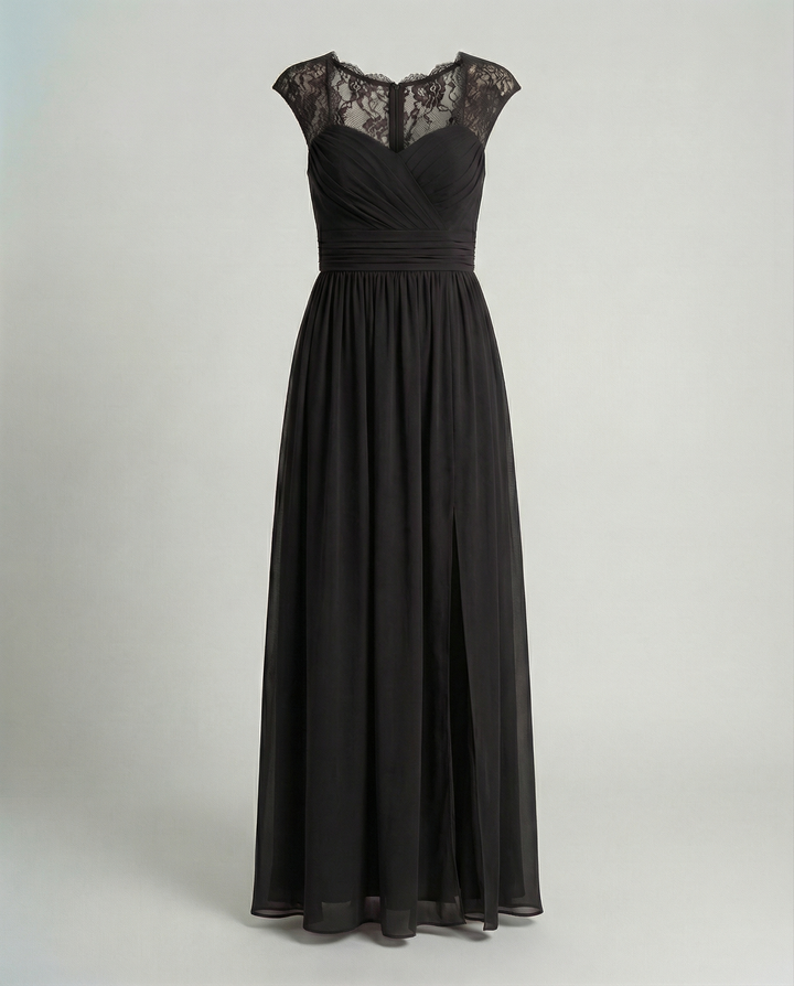 Evening dress women V-neck