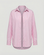 Casual Women's Striped Shirt Blouse