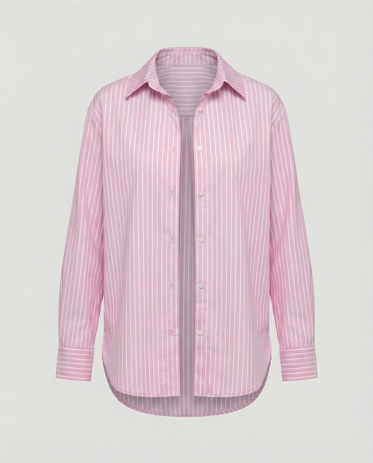 Casual Women's Striped Shirt Blouse