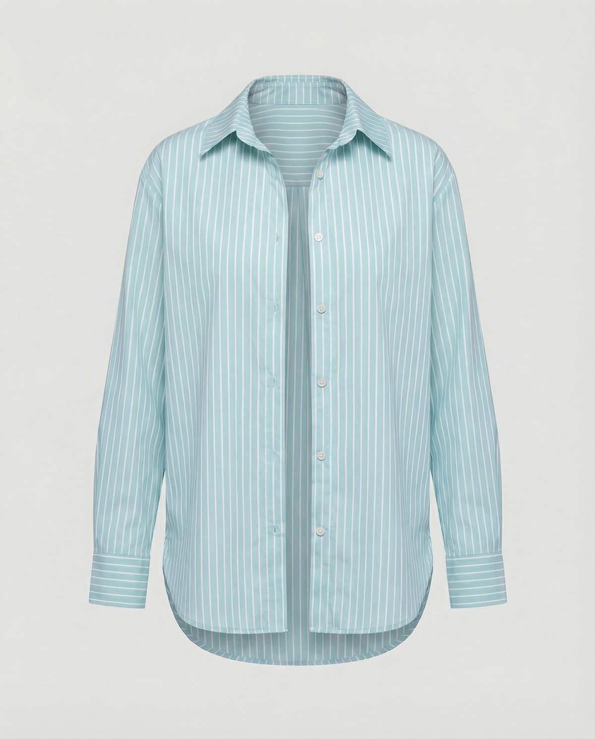 Casual Women's Striped Shirt Blouse