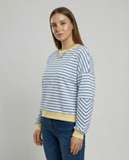 Women's Striped Boxy Sweatshirt