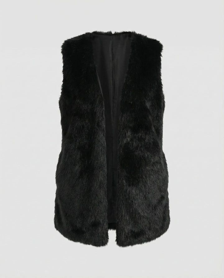 Ladies Faux Fur Vest