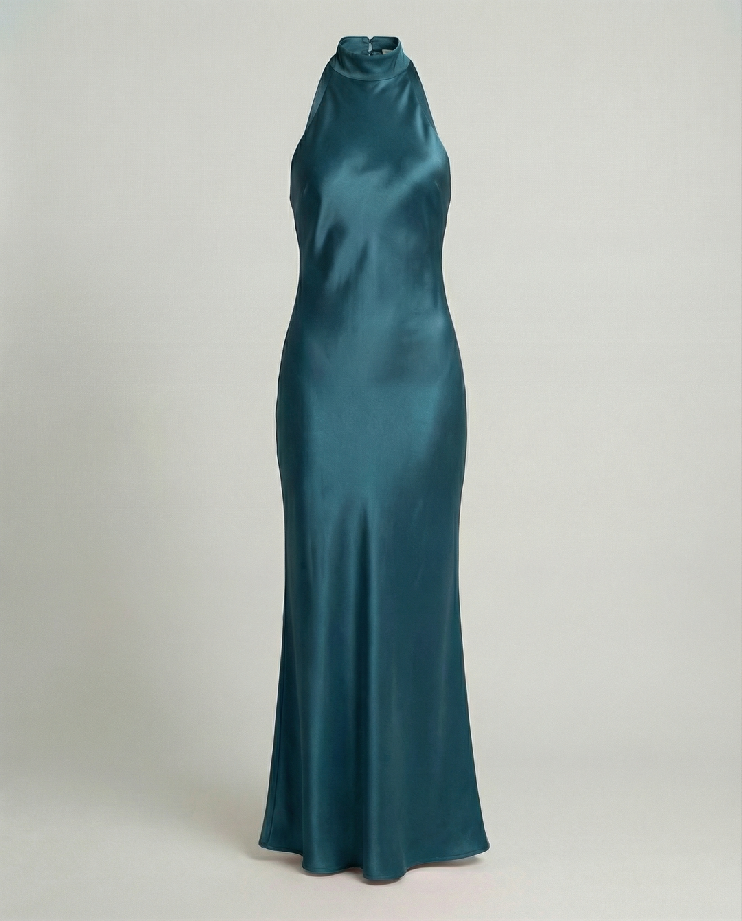 Elegant Maxi Dress Women Satin