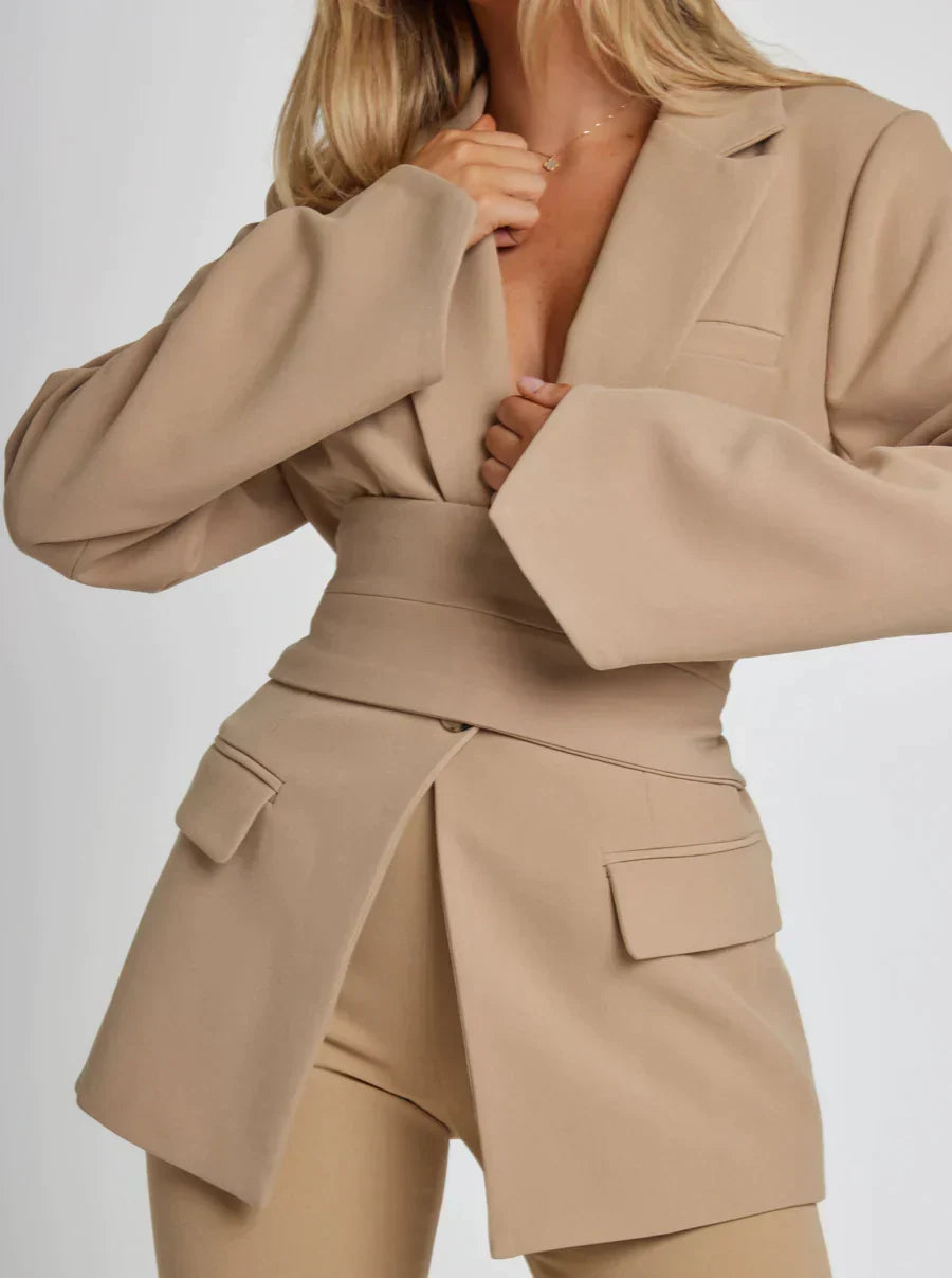 Belted Blazer