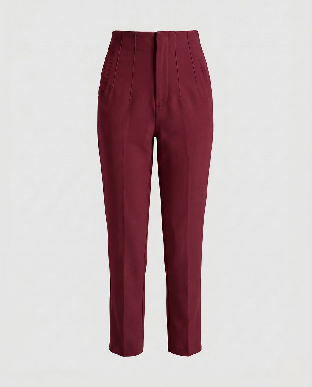 Women's Elegant High-Waisted Pleated Trousers