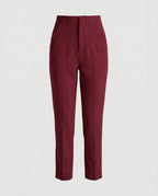 Women's Elegant High-Waisted Pleated Trousers