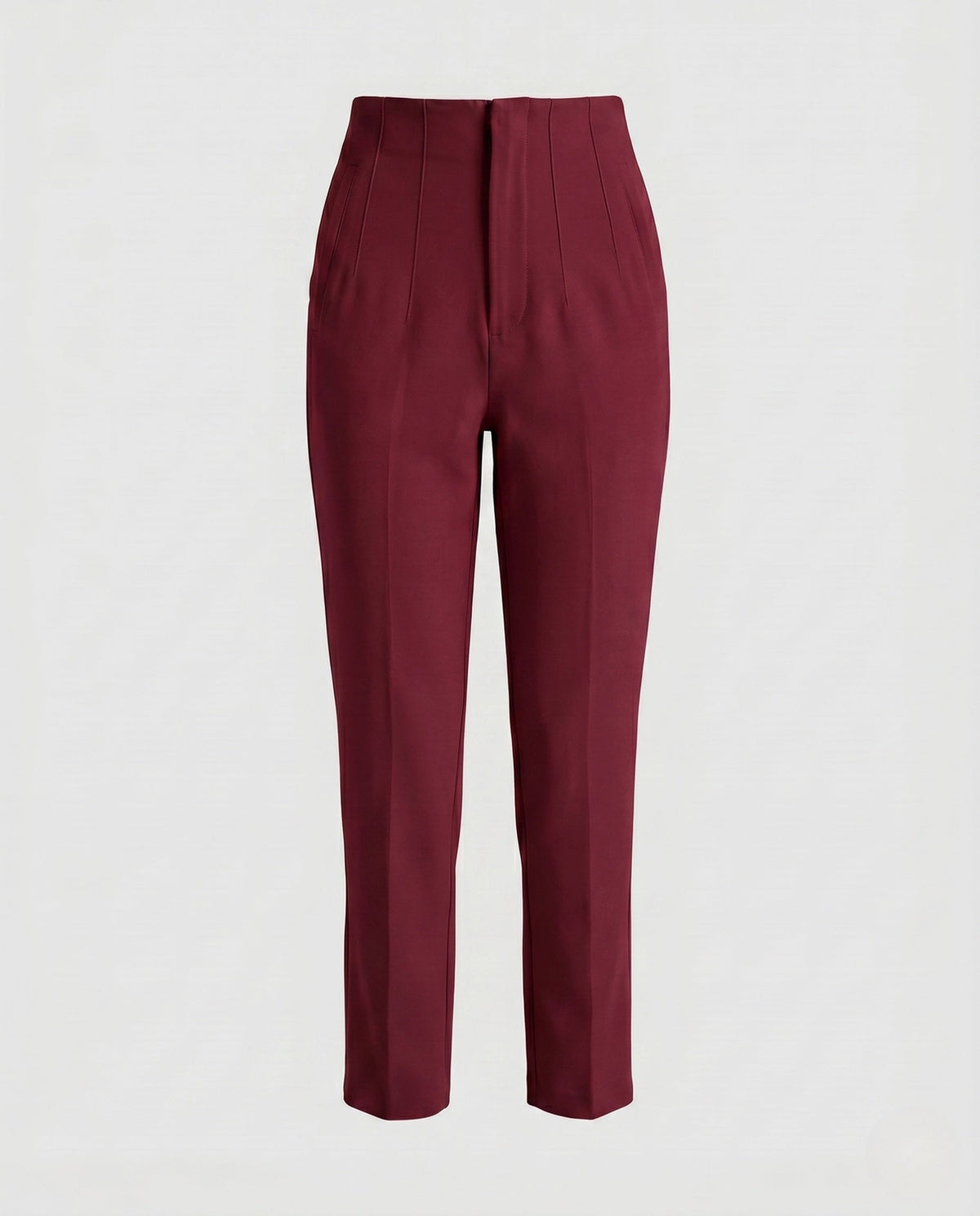 Women's Elegant High-Waisted Pleated Trousers
