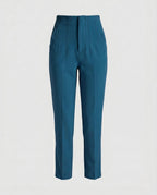 Women's Elegant High-Waisted Pleated Trousers