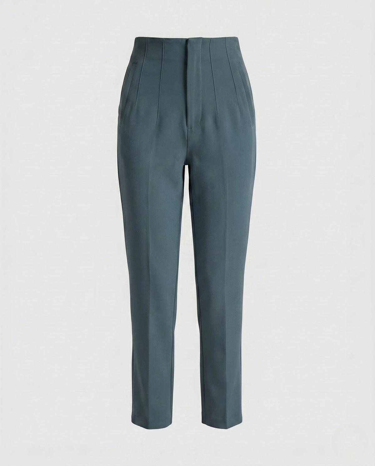 Women's Elegant High-Waisted Pleated Trousers