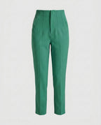Women's Elegant High-Waisted Pleated Trousers