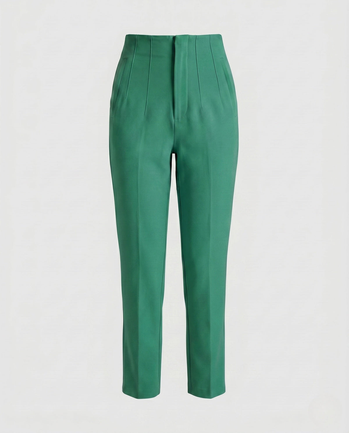 Women's Elegant High-Waisted Pleated Trousers