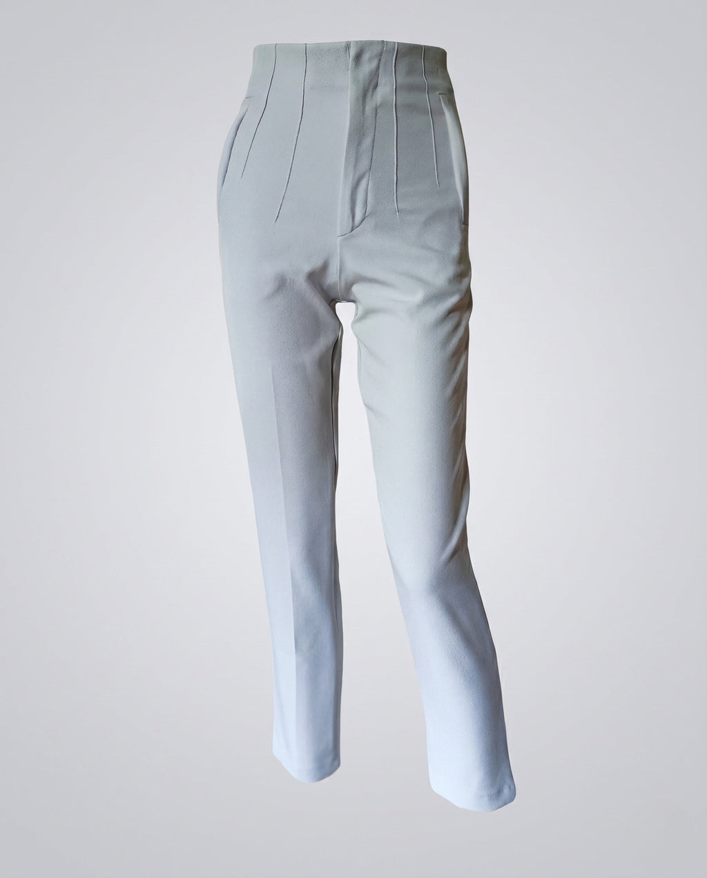 Women's Elegant High-Waisted Pleated Trousers