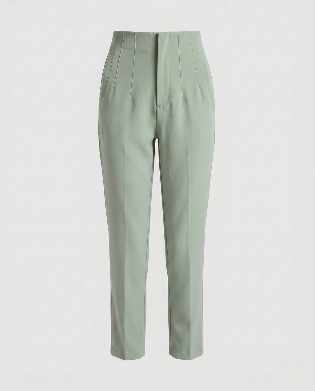 Women's Elegant High-Waisted Pleated Trousers