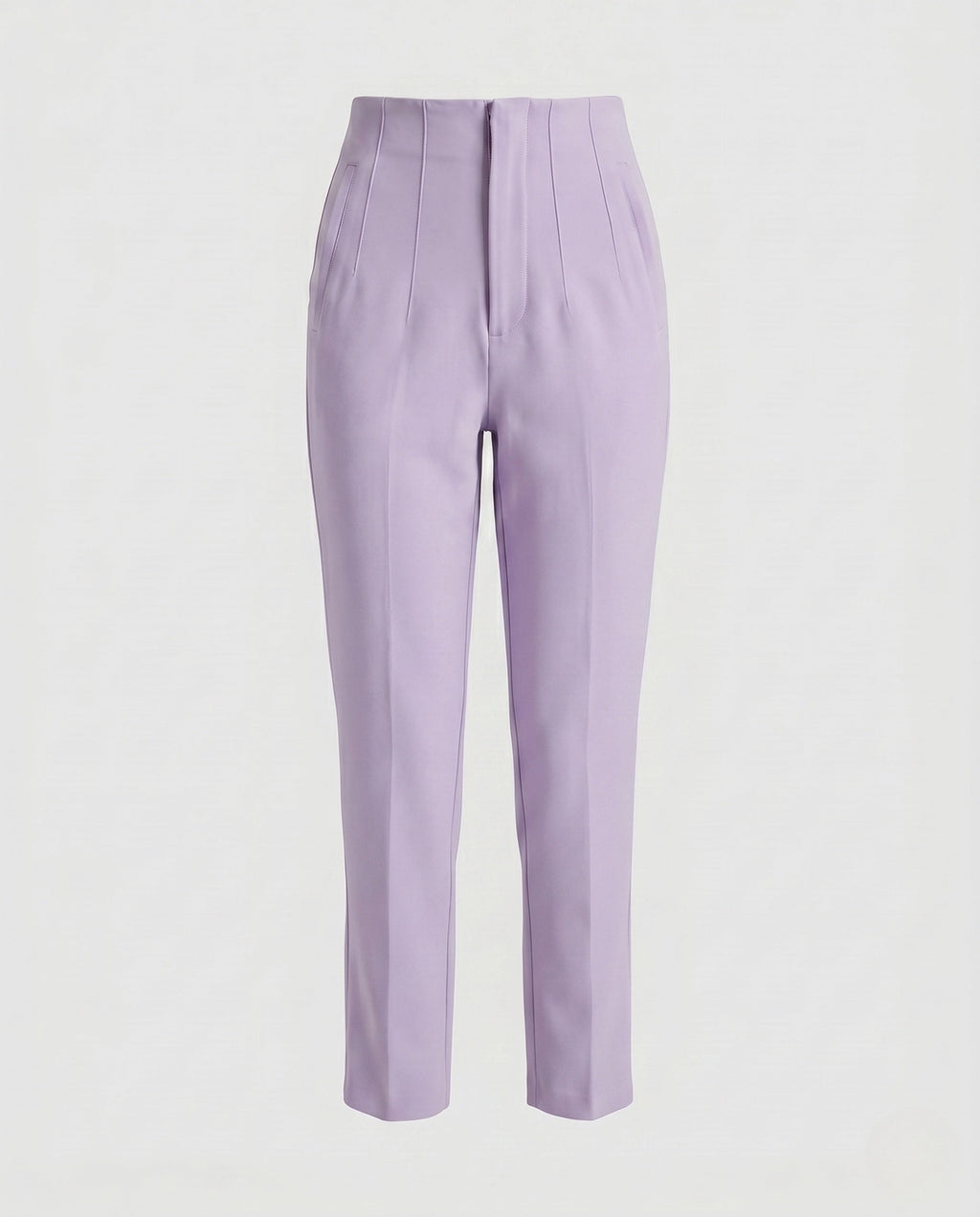 Women's Elegant High-Waisted Pleated Trousers