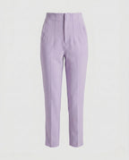 Women's Elegant High-Waisted Pleated Trousers