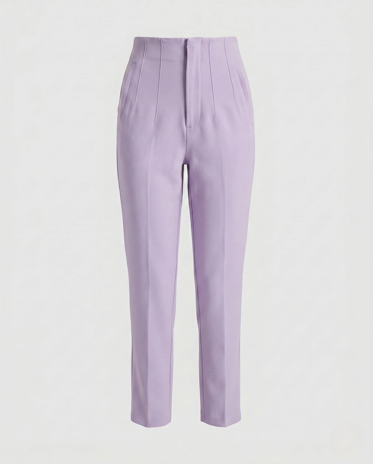 Women's Elegant High-Waisted Pleated Trousers