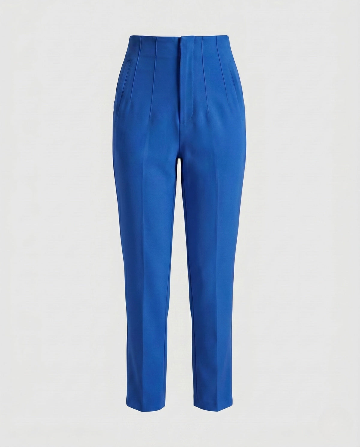 Women's Elegant High-Waisted Pleated Trousers