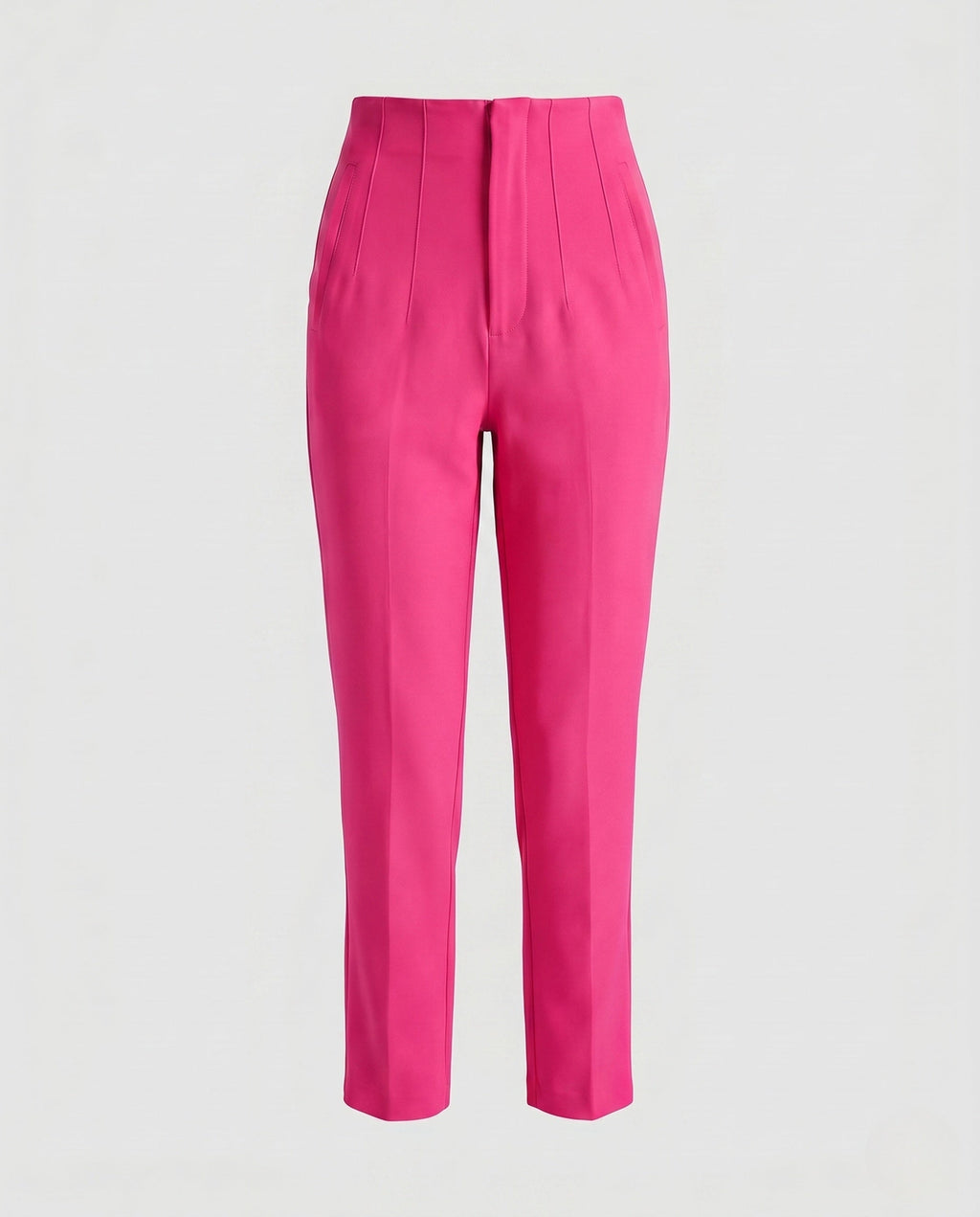 Women's Elegant High-Waisted Pleated Trousers