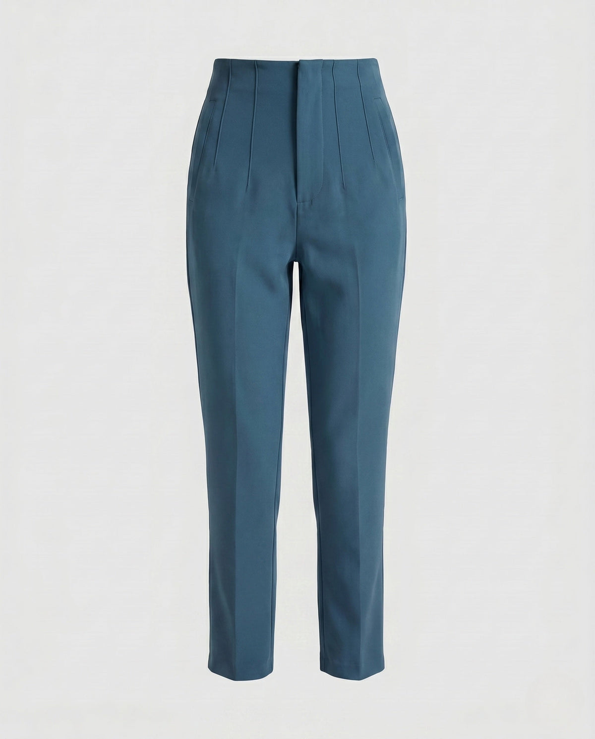 Women's Elegant High-Waisted Pleated Trousers