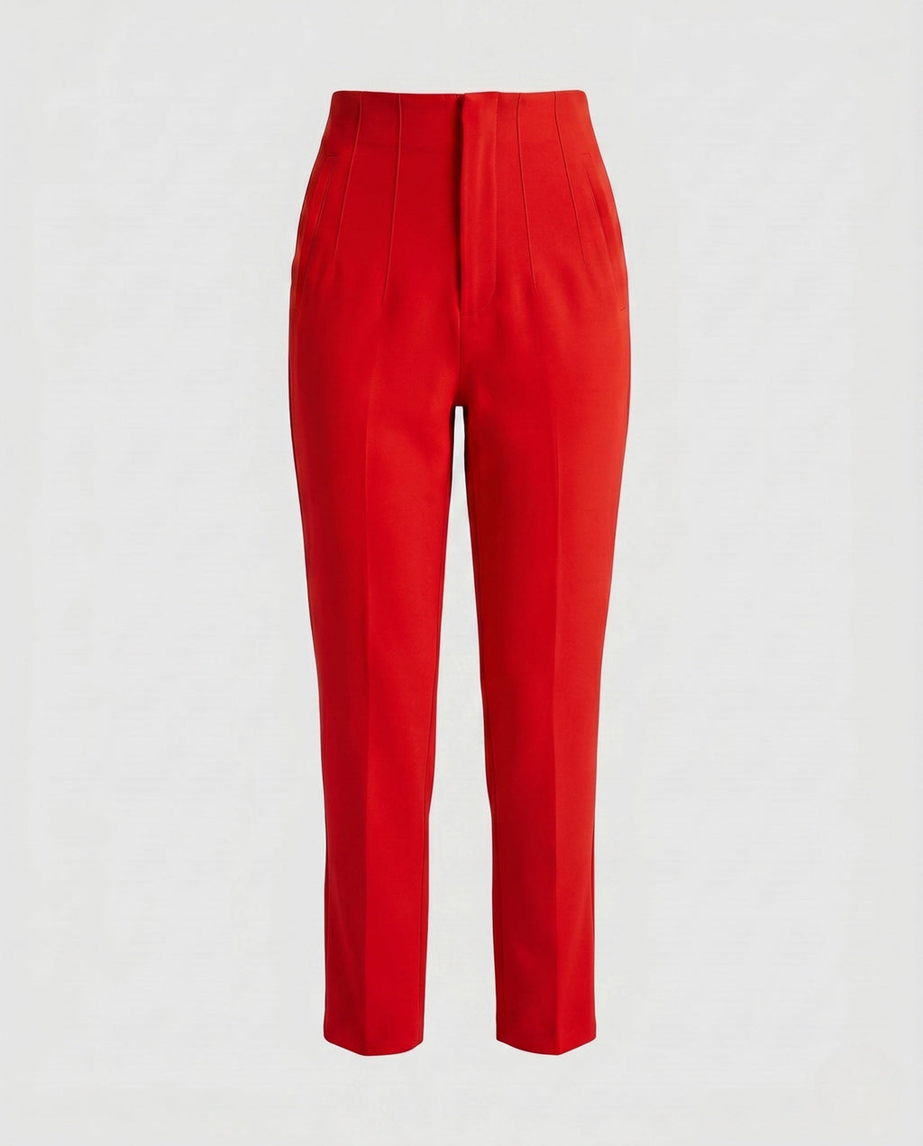 Women's Elegant High-Waisted Pleated Trousers