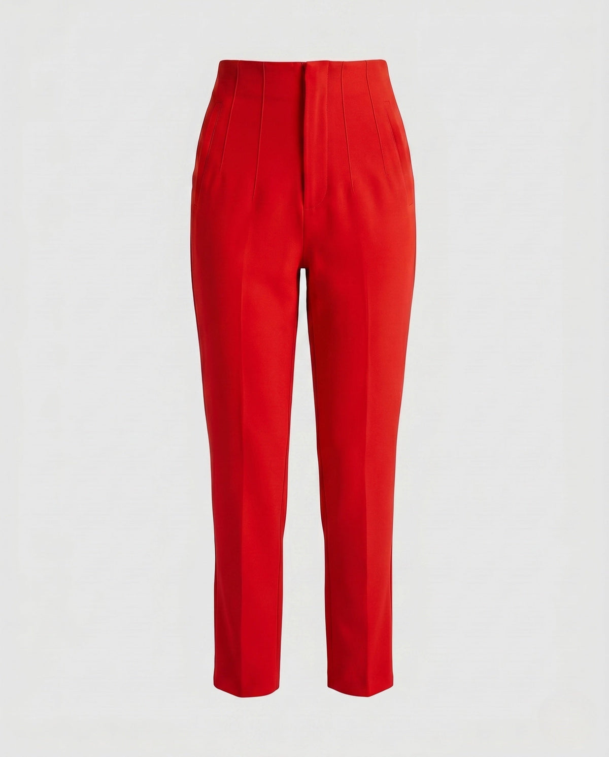 Women's Elegant High-Waisted Pleated Trousers