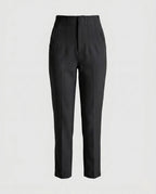 Women's Elegant High-Waisted Pleated Trousers