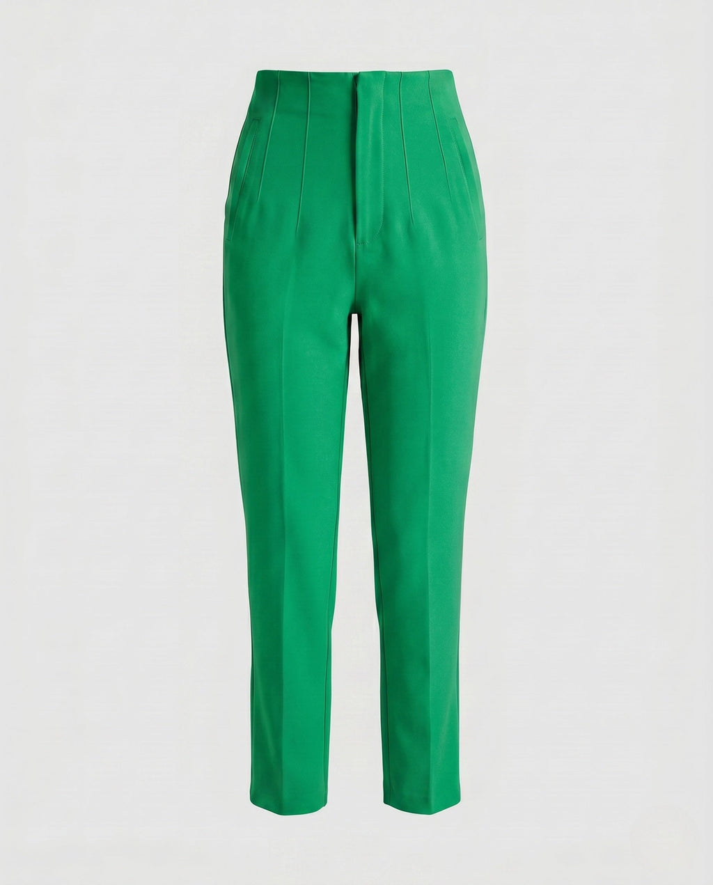 Women's Elegant High-Waisted Pleated Trousers