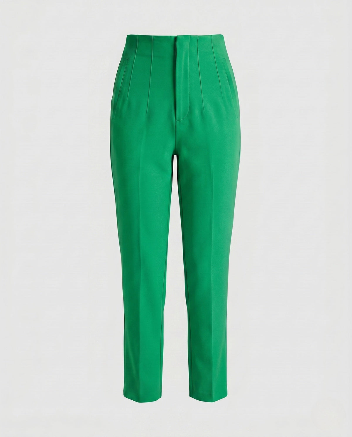 Women's Elegant High-Waisted Pleated Trousers