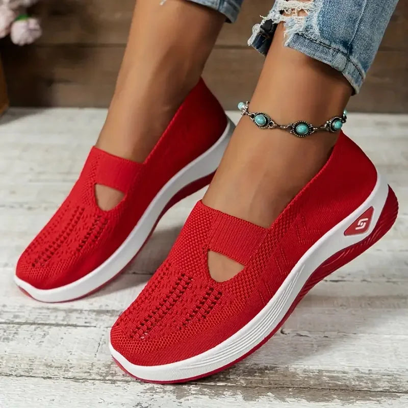 Women's Breathable Solid Color Sneakers