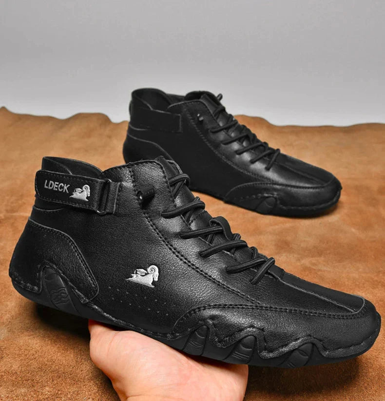 Daisy Leather Winter Sneakers | Warm & Versatile