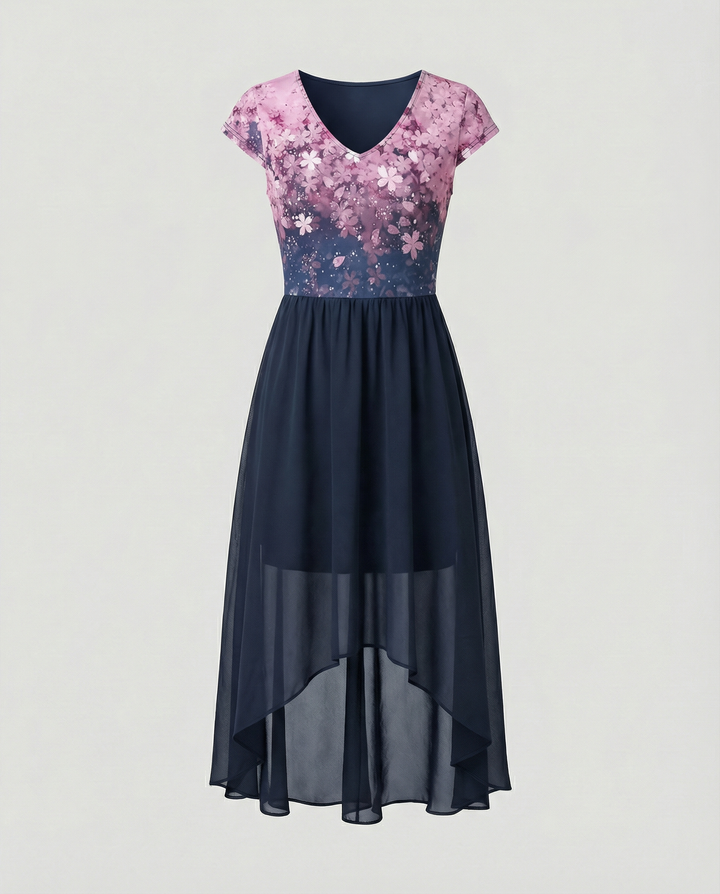 Elegant Chiffon Party Dress Women