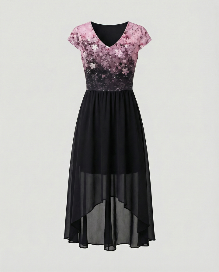 Elegant Chiffon Party Dress Women