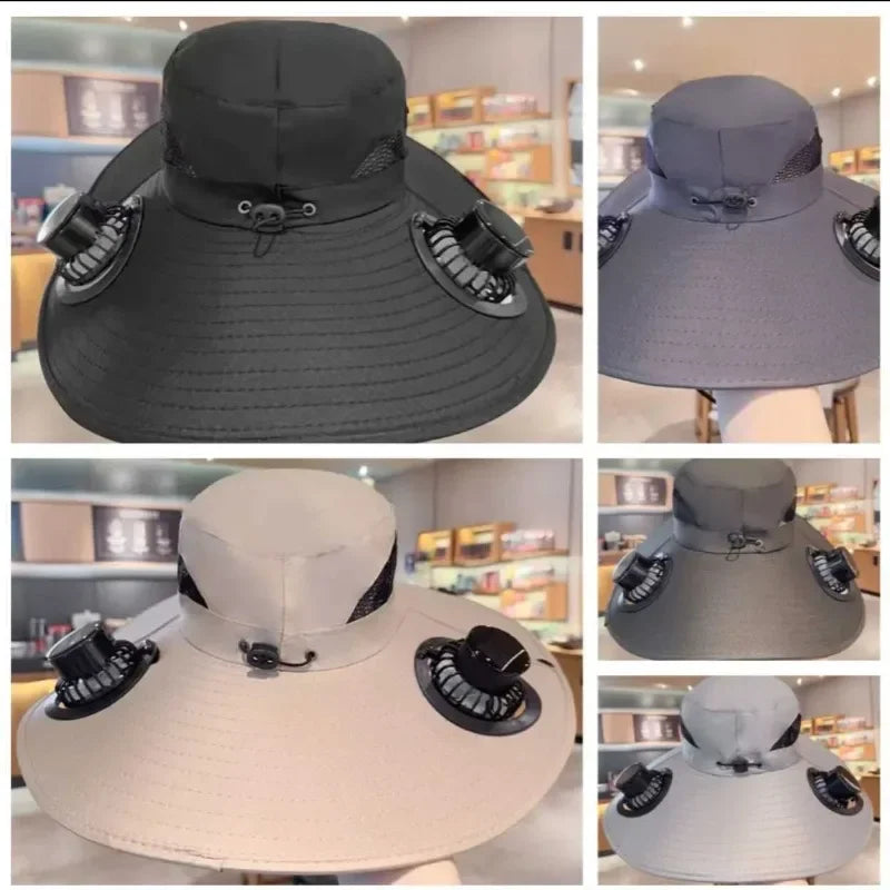 Large Brim Fan Cap