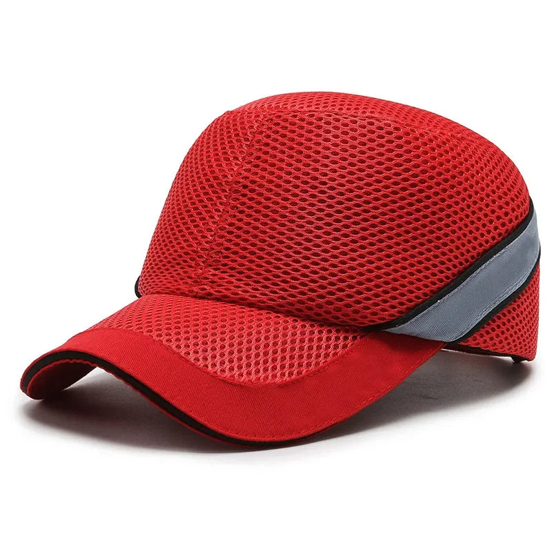 Red Safety Bump Cap